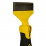 STANLEY 4-18-327 Ciseau À Brique 75 Mm - Gamme FATMAX - Acier Chrome Vanadium - Tète Parabolique- Poignée Bi Matière Pour Plus D