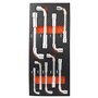 Fischer Darex - Module mousse 9 clés à pipe pour servante atelier