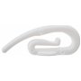 AGRAFES | 20 Agrafes Escargot Plastique | Blanc