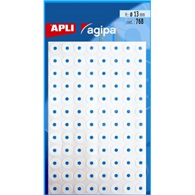 APLI 13931 - Pochette maxi-contenance de 768 oeillets de renfort blanc - Format familiale