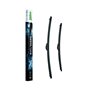 VALEO EVERGUARD - VSK4 - Un Kit de 2 Balais d'Essuie-glace Premium Plats 650 mm / 400 mm En Silicone Avec Une Durée De Vie Prolo