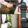 Valeo Ineez - 652103 - Câble de Charge pour véhicules électriques ou Hybrides Rechargeables avec Sac de Transport - Type 2 vers 