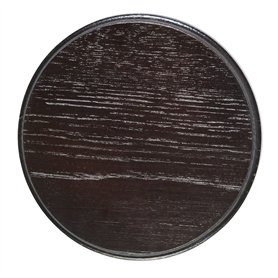 JANUEL - Écusson Chêne Dents Sanglier - Diamètre 16cm - Foncé