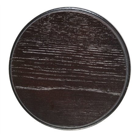 JANUEL - Écusson Chêne Dents Sanglier - Diamètre 16cm - Foncé
