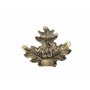 Januel - Décor Feuilles de Chêne pour Trophée de Sanglier - Fixation Dents et Grès de Sanglier sur Ecusson Trophée - Grand Modèl