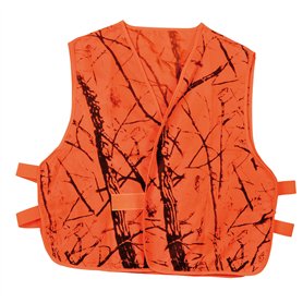 Januel Mixte Ja64204 JANUEL Gilet de Chasse Battue Camo 100 Percent Polyester Fluo