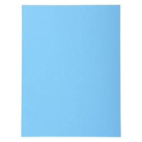 Exacompta - Réf. 410010E - Paquet de 100 chemises rigides Forever® 220 g/m2 - chemises 100% recyclées et certifiées Ange Bleu -