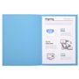Exacompta - Réf. 410010E - Paquet de 100 chemises rigides Forever® 220 g/m2 - chemises 100% recyclées et certifiées Ange Bleu - 