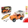 TURBO CHALLENGE - Tout Terrain avec Kayak - Cap Aventure - 021231-1/16 - Prêt à Rouler - Piles Incluses - Voiture Friction - Ora