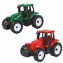 Le Monde De La Ferme - 2 Tracteurs - Ferme - 025111-1/60 - Véhicules Roues Libres - Vert et Rouge - Plastique - Jouet Enfant - A