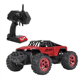 TURBO CHALLENGE - Pick Up Adventure - Elite - 094861 - Voiture Télécommandée - Rouge - 1/12 - Prêt à Rouler - Batterie Rechargea