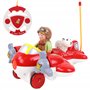 BABY CHALLENGE - Avion Le Petit Prince - Véhicule Télécommandé - Rouge - Licence Officiel - Sonore Et Lumineux - Piles Non Inclu