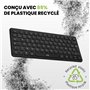 T’NB - Clavier sans Fil Français AZERTY, Connexion Bluetooth, Conception Ultra Fine, Batterie Rechargeable, Contrôle Multimédia 