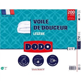 DODO - Couette ultra légere 100 g/m² - VOILE DE DOUCEUR - 200 x 200 cm - Blanc