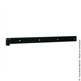 Penture bout droit 30x4 diamètre 14 - L (mm) : 300