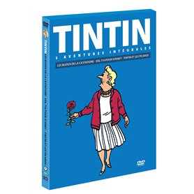 Tintin - 3 aventures - Vol. 7 : Les Bijoux de la Castafiore + Vol 714 pour Sidney + Tintin et les Picaros - Couvertures aléatoir