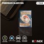 Protege-cartes - KONIX - Premium Sleeves - 100 pochettes - Compatible Magic The Gathering, Pokémon - Transparent