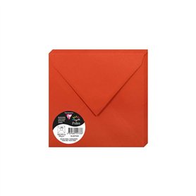 Clairefontaine 55733C - Paquet de 20 Enveloppes Gommées - Format Carré (16
