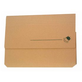Oxford Lot de 10 Pochettes VIP 24x32cm Carte Kraft Epaisseur 240g Capacité 200 Feuilles Kraft Ecru Beige 100726001