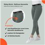 Riding World Pantalon d'équitation pour femme et enfant Alexandrie | Pantalon d'équitation avec genoux en tissu | avec poches av