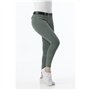 Riding World Pantalon d'équitation pour femme et enfant Alexandrie | Pantalon d'équitation avec genoux en tissu | avec poches av