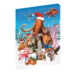 Calendrier de l'Avent-Coffret 6 L'âge de Glace + Alvin & Les Chipmunks + Garfield-Le Film + Rio + Joyeux Charlotte aux Fraises +