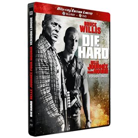 Die Hard 5 : Belle journée pour Mourir [Combo Blu-Ray Version Longue + DVD-Édition Limitée boîtier SteelBook]