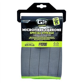 GS27 - Microfibre Carbone Spécial Vitrage - Finition sans Traces et sans Peluches - sans Risques de Rayures sur Les Surfaces Vit