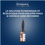 STARWAX - Brosse adhésive lable - enlève poils, poussières, peluches et cheveux - lavable - sans recharge - solide - Conception 