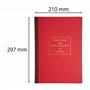 7 X 21 cm - Format A4 - Registre des mouvements de titres 40 pages - Couvert