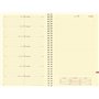 Quo Vadis - Agenda Semainier Note 24 S - Reliure Spiralée - Décembre 2025 à Décembre 2026 - Dimension 16 x 24 cm - Couverture Im