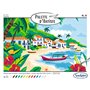 Sentosphère – Palette d'Artiste – Ilhabela – Peinture Acrylique - Création Relaxant - Adultes – 14 à 16 couleurs – toilée contre