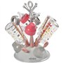 Egoutte-biberons arbre - BEABA - Jusqu'a 6 biberons - Rose