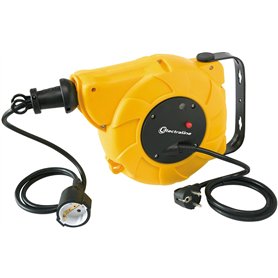 Electraline 100237 Enrouleur de câble Ressort 15M (13+2)