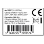 Electraline 32057 Bloc Multiprises 4 Prises Françaises avec Enrouleur Prises 16A, Câble 3 M, H05VV-F 3G1.5 mm², Fiche plate