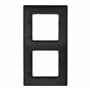 Legrand 396416 cadre ou plaque pour mécanisme Niloé 2 éléments noir