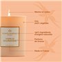 Bougie Parfumée Vanille Gourmande 180g – Cire de Soja 100% Végétale – Parfum sucré et gourmand – Mèche Coton – Fabriquée en Fran