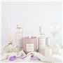 Bougie Parfumée Rêve de Lin 180g – Cire 100% Végétale – Parfum Floral & Poudré – Fabriquée en France – Parfums de Grasse – Longu