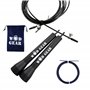 WODGEAR Corde à sauter Crossfit pour WOD/Double Unders Cordes pour adulte (homme et femme) de 3 m avec poignées en aluminium