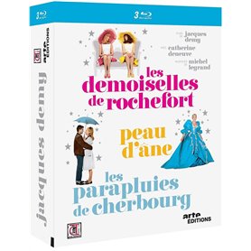 Jacques Demy : Les Demoiselles de Rochefort + Peau d'Âne + Les parapluies de Cherbourg [Blu-Ray]