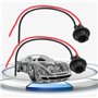 Terisass 2 Pcs Support De Tête D'ampoule T10 W5W 168 194 Doux En Caoutchouc De Voiture Plug-in Lampe Ampoule Extension Socket Ti