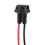 Terisass 2 Pcs Support De Tête D'ampoule T10 W5W 168 194 Doux En Caoutchouc De Voiture Plug-in Lampe Ampoule Extension Socket Ti
