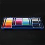 64pcs kit de fil à coudre avec 32 fils de couture colorés et boîte de rangement en plastique pour outils de couture de bureau à 