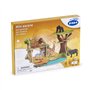 Papo - Mini Savane Environnement Display, Monde des Animaux Sauvages Multicolore pour Enfants dès 3 Ans - Exploration de la Biod