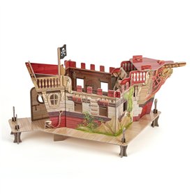 Papo -Environnement -Pirates et Corsaires -Le Fort Pirate -60254-Pour Enfants - Filles et Garçons - A Partir de 3 Ans