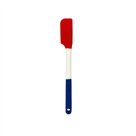 Mastrad - Demi Spatule - Demi Maryse - Pâtisserie Desserts Nappage - Unibloc - en Silicone - Ne Raye Pas les Casseroles - Drapea