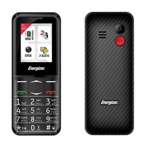 Energizer - Mobile E4 - Téléphone Senior Débloqué 2G - Bouton SOS - Batterie 1000 mAh - Clavier à Touches AR - Double Sim - Torc