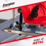 Energizer - Scie Sauteuse Sans Fil 20Volts – 2300 OPM, Coupe Bois 80mm/Métal 6mm – Inclus 2 Batteries 20V 2AH + Chargeur - Rapid