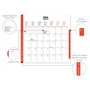 Calendrier 2026 Gaëlle Boissonnard (16 Mois) - Le départ - 16.5x16.5 cm (Pt Mod) - 24248 - Expédition le jour même.