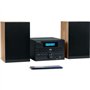 Micro Chaîne - THOMSON - Bluetooth - Radio - CD - MP3 - USB - DAB - Bois et noir